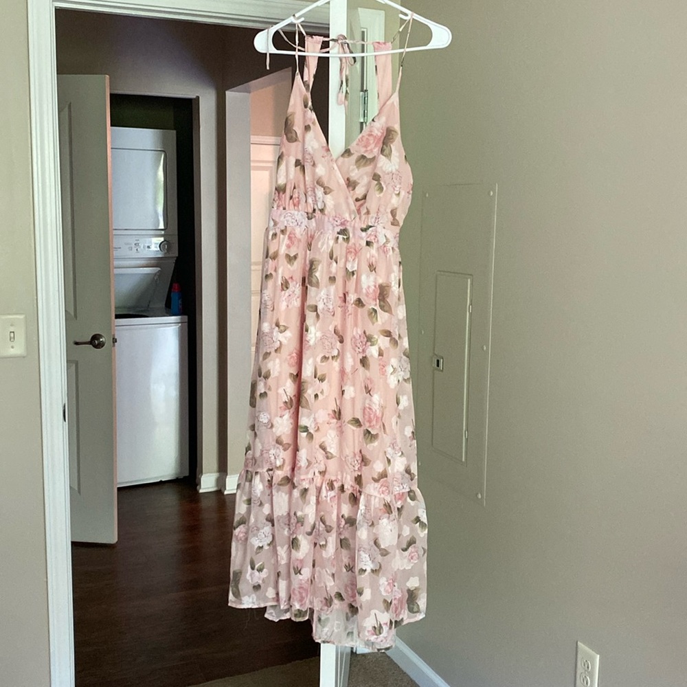 Lulus long semi formal dress